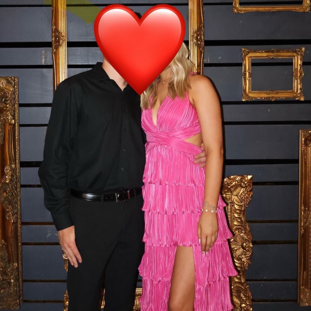 Lulu's Pink Maxi Dress
